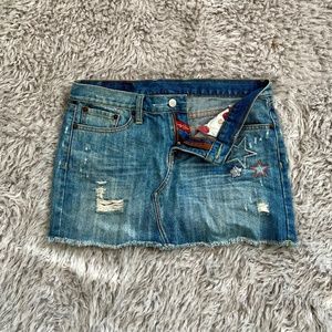 Y2K Lucky Brand Mini Skirt